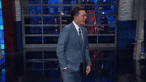 Take That GIF - Stephen Colbert Secretive Private GIFs