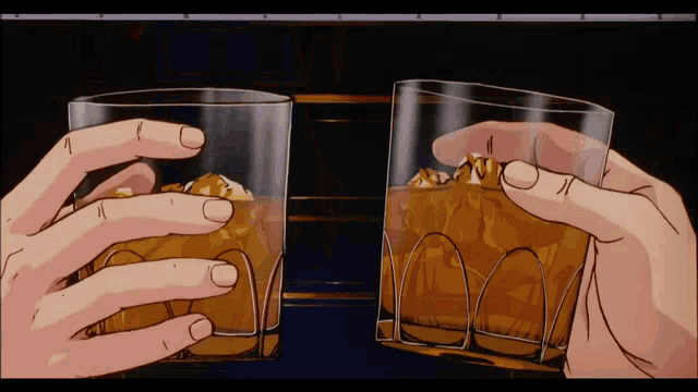 Drink Toast GIF - Drink Toast Legend Of The Galactic Heroes GIFs
