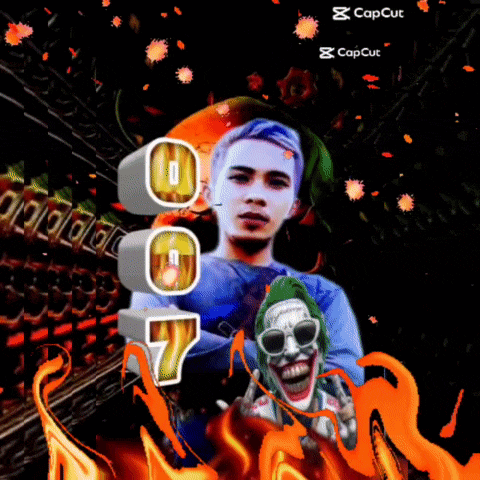 a picture of a man and a joker with the number 007