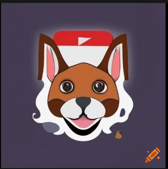 Cute Dog As A Youtube Logo GIF