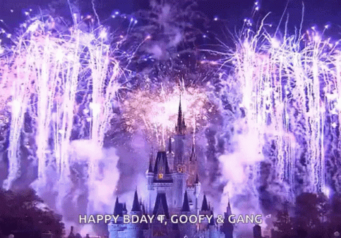 Fireworks Disney GIF - Fireworks Disney Happy Birthdau GIFs