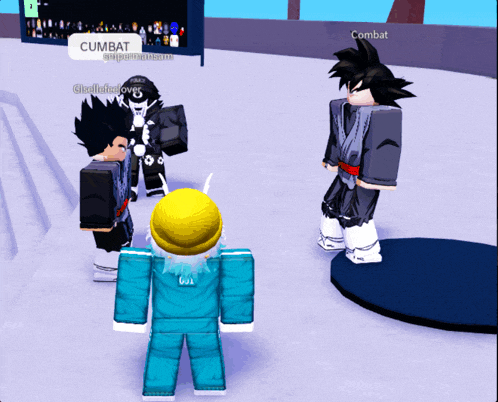 a screenshot of a video game shows a person named combat