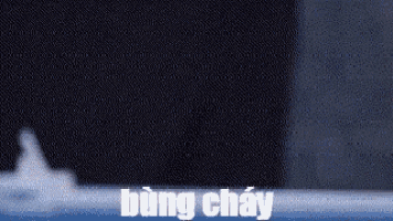a blurred image of a person giving a thumbs up with the words bung chạy written in white letters
