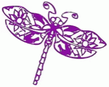 Dragonfly Purple GIF