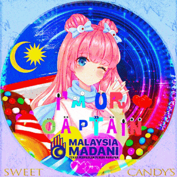 a picture of a girl with pink hair and the word captain on it