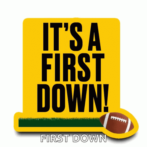 First Down Football GIF - First Down Football Its A First Down GIFs
