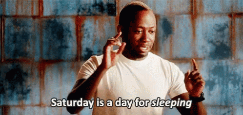 Saturday Is A Day For Sleeping GIF - New Girl Winston Saturday GIFs