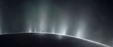 Enceladus Plume Dive GIF - Nasa Nasa Gifs Enceladus GIFs