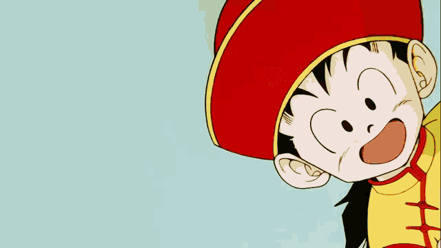 a cartoon character wearing a red hat and a yellow outfit
