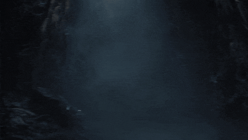 a dark background with a few skeletons in the branches
