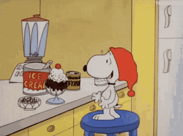 Snoopy Sundaes GIF - Snoopy Sundaes Peanuts GIFs