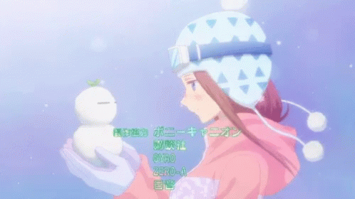 Nakano Miku GIF - Nakano Miku Snow Man GIFs