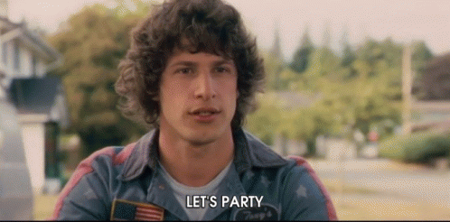 Lets Party GIF - Hot Rod Comedy Andy Samberg GIFs