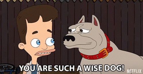 You Are Such A Wise Dog Intelligent GIF - You Are Such A Wise Dog Wise Dog Intelligent GIFs