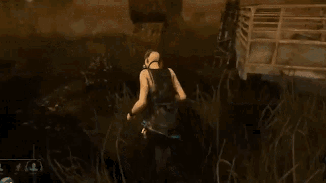 a video game screen says " you 're adorable " with a man in the background