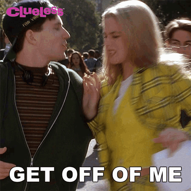 Get Off Of Me Cher GIF