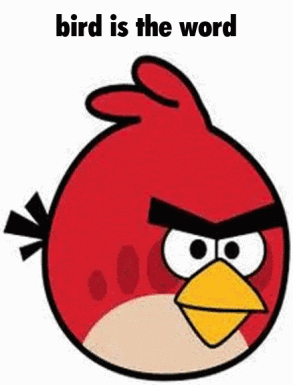 Bird Is The Word Angry Birds GIF - Bird Is The Word Angry Birds Bird GIFs