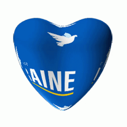 Ukraine Heart GIF - Ukraine Heart Dove GIFs