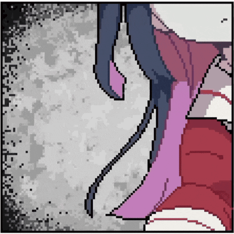 a pixel art drawing of a person 's legs and feet