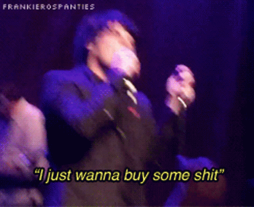 Gerard Way Comicon GIF - Gerard Way Comicon I Just Wanna Buy Some Shit GIFs