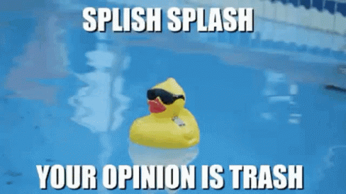 Opinion Trash GIF - Opinion Trash Duck GIFs