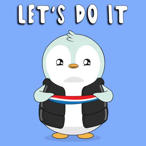 Lets Go Motivation GIF - Lets Go Motivation Penguin GIFs