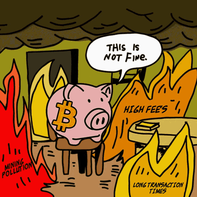 Bitcoin This Is Fine GIF - Bitcoin This Is Fine This Is Not Fine GIFs