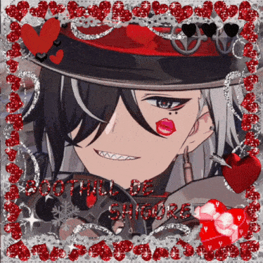 a picture of a boy with a hat and the words bootful de shigure