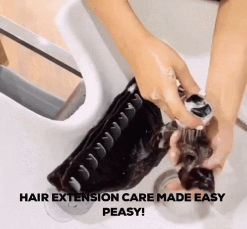 Bang Extension Hair Extensions GIF - Bang Extension Hair Extensions Halo Couture GIFs