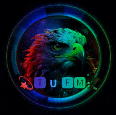a picture of an eagle in a circle with the words tufm below it