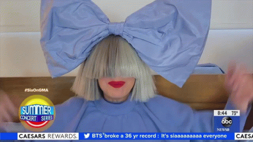 Sia Sia Music GIF - Sia Sia Music Sia Fans Spain GIFs
