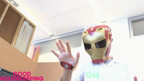 Mask Disguise GIF - Mask Disguise Iron Man GIFs