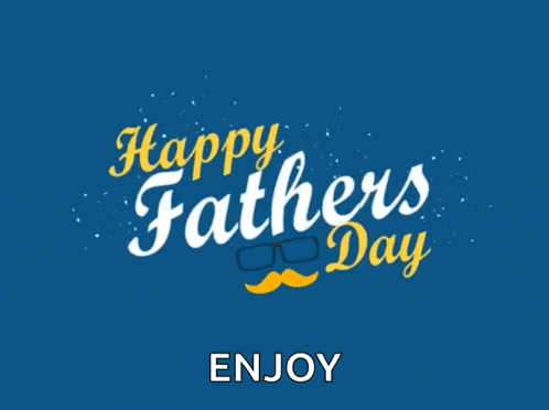 a blue background with the words happy father 's day