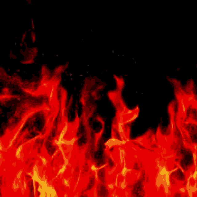 the word danger is on a black background with red flames