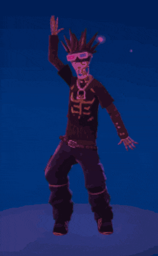 a pixel art drawing of a man in a skeleton outfit