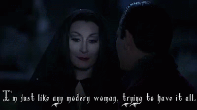 Being A Modern Woman - Addams Family Values GIF - Addamsfamilyvalues Addamsfamily Morticia GIFs