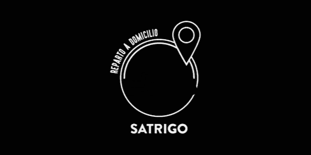 a logo for a delivery service called satrigo
