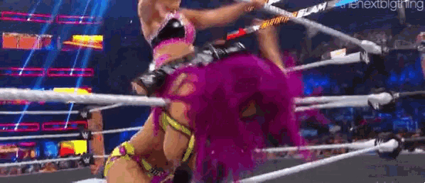 Alexa Bliss Sasha Banks GIF