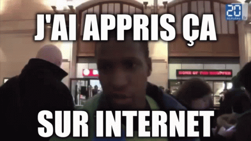 Jai Apprisça Sur Internet Internet GIF - Jai Apprisça Sur Internet Internet Saint Lazare GIFs
