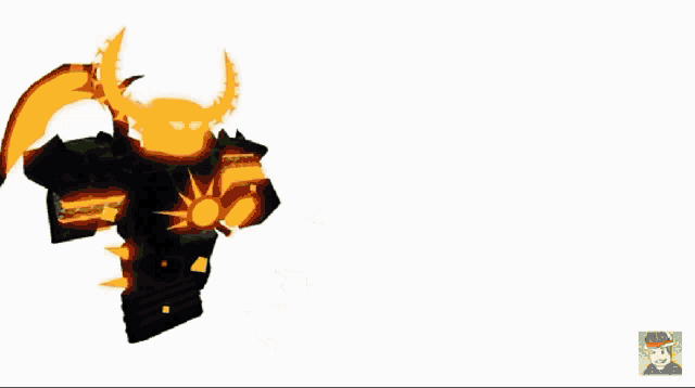 a cartoon of a man wearing a red hat is behind a huge explosion