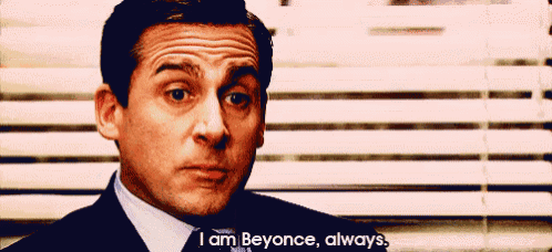 a man in a suit and tie says " i am beyonce , always "