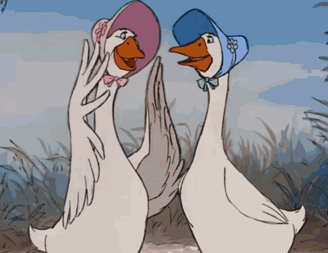 Geese Laughing GIF - Geese Laughing The Aristocats GIFs