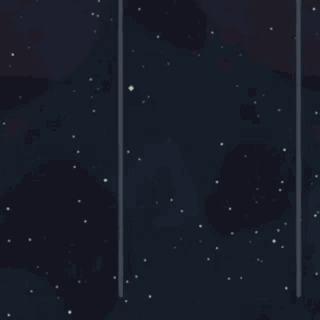 a cartoon drawing of a person in a space suit flying through space