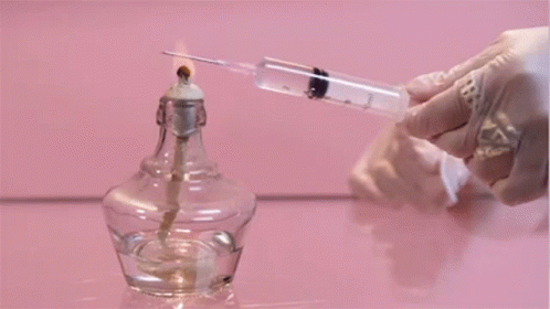 Burning Off Needle Doubleblind GIF - Burning Off Needle Doubleblind Heating Syringe GIFs