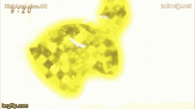 a yellow background with a lot of squares on it and a white background .