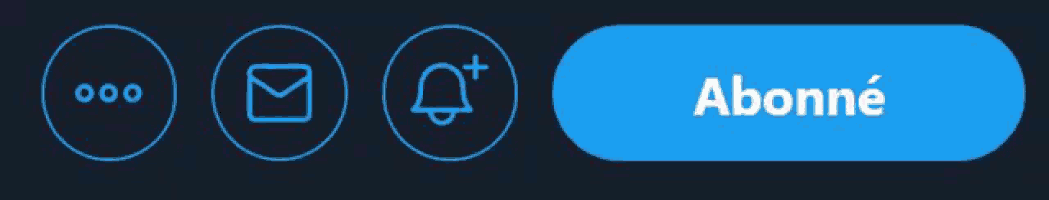 a blue button that says se desabonner with a hand pointing at it