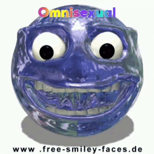 a smiley face with the words omnisexual written above it