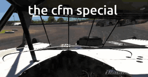 a screenshot of a video game with the words " the cfm special "