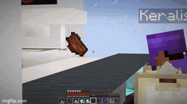 a screenshot of a minecraft game with the name kerala visible