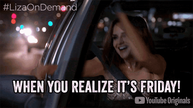 When You Realize Its Friday Friyay GIF - When You Realize Its Friday Friyay Excited GIFs